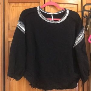 Free people black sweater